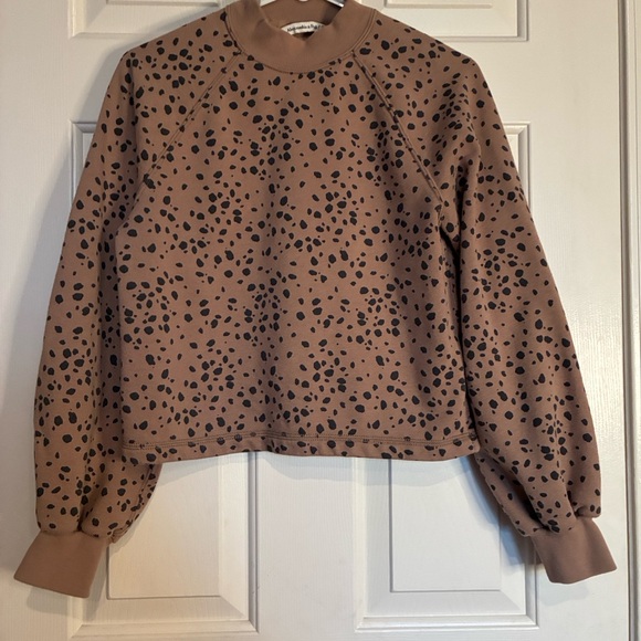 Abercrombie & Fitch Brown and Black Patterned Sweatshirt - Picture 1 of 7